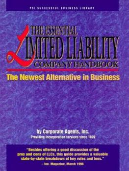 Paperback Essential Limited Liability Company Handbook Book