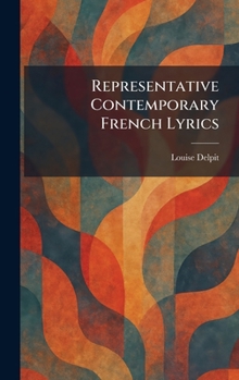 Hardcover Representative Contemporary French Lyrics Book