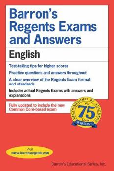 Paperback Regents Exams and Answers: English Book