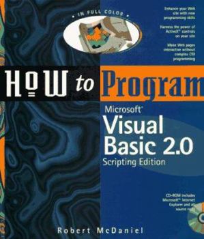 Paperback How to Program Microsoft Visual Basic: Scripting Edition Book