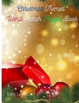 Paperback Christmas Themed Word Search Puzzle Book: Word Search Puzzle Book - Easy Level Book
