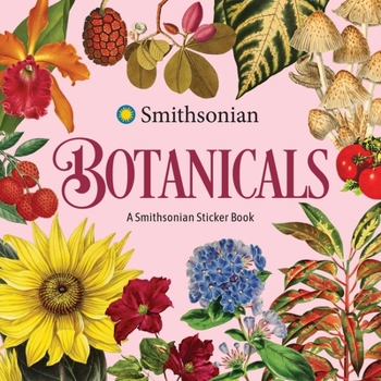 Paperback Botanicals: A Smithsonian Sticker Book