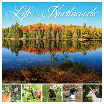 Calendar Life in the Northwoods 2026 12 X 12 Wall Calendar Book