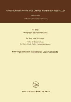 Paperback Reibungsverhalten Elastomerer Lagerwerkstoffe [German] Book