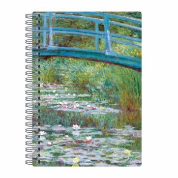 Misc. Monet Footbridge Wire-O Journal 6 X 8.5 Book