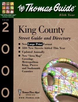Spiral-bound King County Street Guide and Directory: 2000 [Large Print] Book