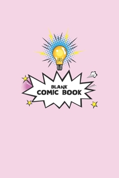 Paperback Blank Comic Book: Light Violet DIY Custom Comic Notebook - Comic Book Templates - Draw Your Own Comics - 6x9 in, 100 pages Book