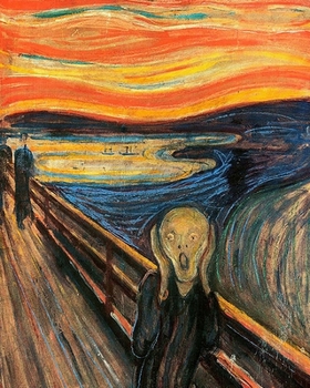 Daily Organizer and Planner: The Scream by Edvard Munch: 180 Day 8x10 Journal Notebook Day Planner