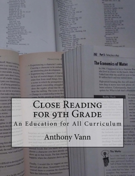 Paperback Close Reading for 9th Grade: An Education for All Curriculum Book