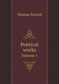 Paperback Poetical works Volume 1 Book