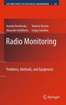 Paperback Radio Monitoring: Problems, Methods and Equipment Book