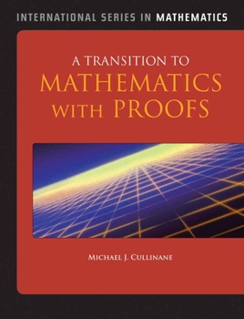 Paperback A Transition to Mathematics with Proofs Book