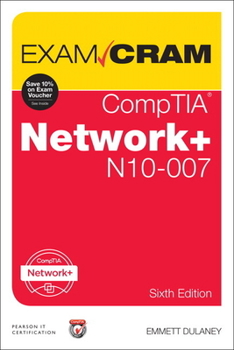Paperback Comptia Network+ N10-007 Exam Cram Book