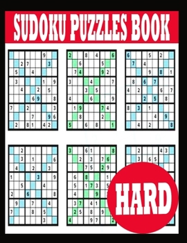 Paperback Sudoku Puzzle Book: Hard Sudoku Puzzle Book including Instructions and answer keys - Sudoku Puzzle Book for Adults Book