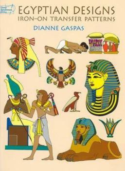 Paperback Egyptian Designs Iron-On Transfer Patterns Book