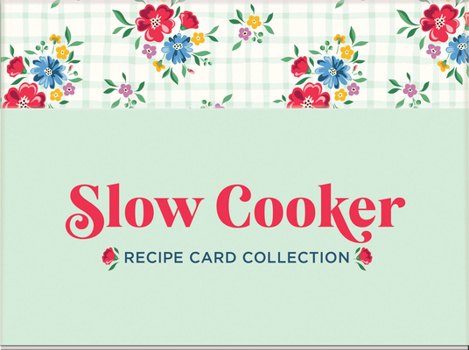 Hardcover Slow Cooker Recipe Card Collection Tin 72 Recipe Cards + 28 Blank Recipe Cards to Write Your Own Recipes + 5 Tabbed Section Dividers Book