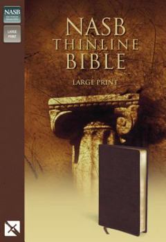 Leather Bound Thinline Bible-NASB-Large Print [Large Print] Book