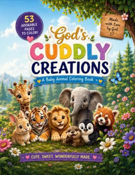 Paperback God's Cuddly Creatures: A Baby Animal Coloring Book