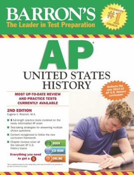 Paperback Barron's AP United States History Book