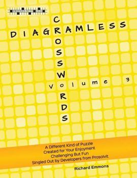 Paperback Diagramless Crosswords: Volume 3 Book