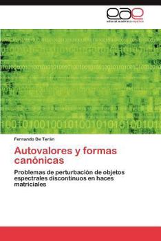 Paperback Autovalores y formas canónicas [Spanish] Book