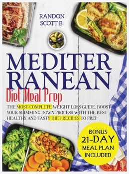 Hardcover Mediterranean Diet Meal Prep Book