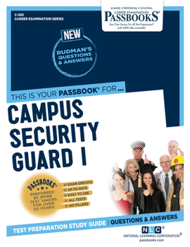 Paperback Campus Security Guard I (C-565): Passbooks Study Guide Volume 565 Book
