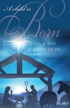 Loose Leaf Born Nativity Christmas Bulletin (Pkg of 50) Book