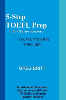 Paperback 5-Step TOEFL Prep for Chinese Speakers Book