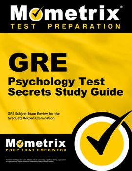 Paperback GRE Psychology Test Secrets Study Guide: GRE Subject Exam Review for the Graduate Record Examination Book