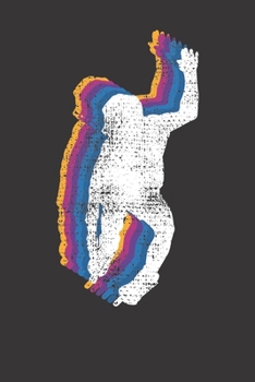 Paperback Notebook: Inline Skating Rollerblading Vintage Gift Dot Grid 6x9 120 Pages Book