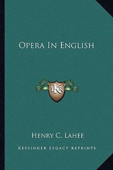 Paperback Opera In English Book