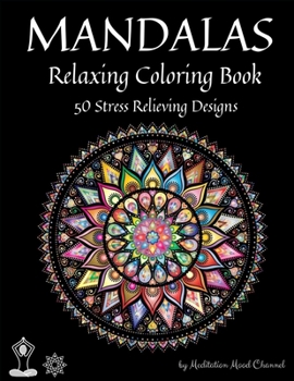 Paperback Mandalas - Relaxing Coloring Book: Stress Relieving Mandala Designs for Adults Relaxation Book