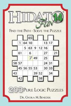 Paperback Hidato fun 14: 203 New Logic Puzzles Book