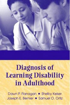 Hardcover Diagnosis of Learning Disability in Adulthood Book