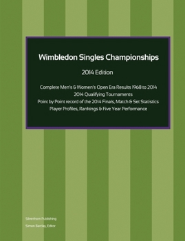 Paperback Wimbledon Singles Championships - Complete Open Era Results 2014 Edition Book