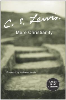 Paperback Mere Christianity [Large Print] Book