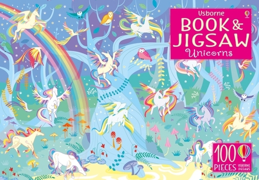 Unicorns - Book  of the Usborne Book and Jigsaw