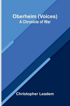 Paperback Oberheim (Voices): A Chronicle of War Book