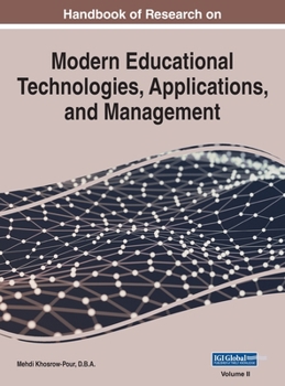 Hardcover Handbook of Research on Modern Educational Technologies, Applications, and Management, VOL 2 Book