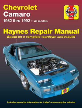 Hardcover Chevrolet Camaro 1982-92 Book