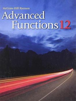 Hardcover McGraw-Hill Ryerson: Advanced Functions 12 Book