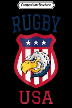 Paperback Composition Notebook: American Rugby Sevens USA Fan Journal/Notebook Blank Lined Ruled 6x9 100 Pages Book