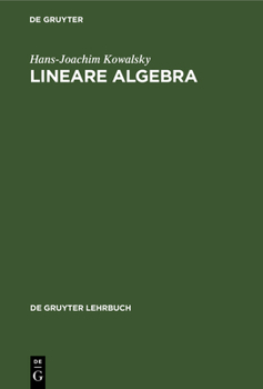 Hardcover Lineare Algebra [German] Book