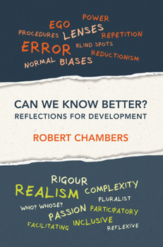 Hardcover Can We Know Better?: Reflections for Development Book