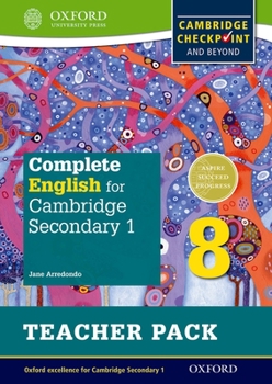 Paperback Complete English for Cambridge Secondary 1 Teacher Pack 8: For Cambridge Checkpoint and Beyond Book