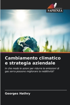 Paperback Cambiamento climatico e strategia aziendale [Italian] Book