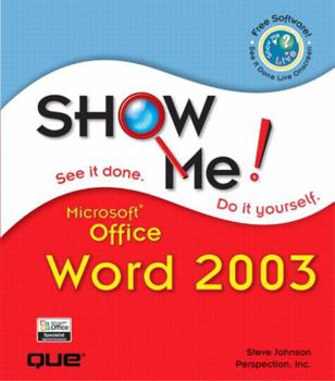 Paperback Show Me Microsoft Office Word 2003 Book