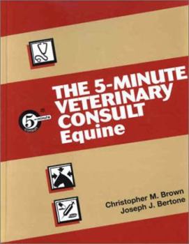 Hardcover The 5-Minute Veterinary Consult--Equine Book