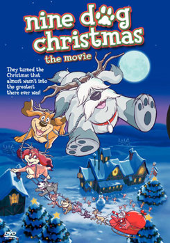 DVD Nine Dog Christmas: The Movie Book